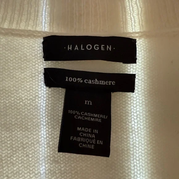 Halogen Cream Cashmere Knitwear - Picture 4 of 9